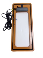 Lecteur RFID longue portée FDX-B HDX pour étiquettes d'oreille d'animaux, antenne durable en bakélite, identification des animaux d'élevage 134,2 kHz RS485 RS232