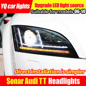 JH pour <span class=keywords><strong>Audi</strong></span> <span class=keywords><strong>TT</strong></span>, ensemble de phares 2006-2014, feux de jour à LED modifiés et clignotants, lentille à double faisceau, <span class=keywords><strong>12V</strong></span>, neuf, 6000K - Product Image 6