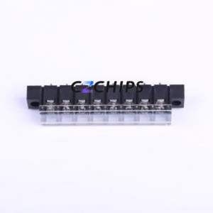 KF38CM-8.25-8P Barrier Terminal Block Through hole Component (THT),P=8.25mm Connector With Cover Plate 8.25mm 1x8P Straight Pin - Product Image 2