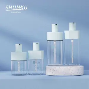 Stock d'usine Transparent <span class=keywords><strong>PET</strong></span> Type de presse bouteille de shampooing paroi épaisse vide Lotion pour le corps bouteille de Gel douche plat pour faux cils - Product Image 4