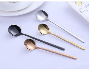 Cuchara de Estilo Coreano, Cuchara de Acero Inoxidable y Titanio - Product Image 5