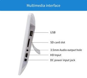 Ideo-pantalla digital de 15,6 pulgadas con marco para publicidad, pantalla de visualización de vídeo en bucle - Product Image 3