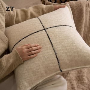 Yuanhee Modern Simple <strong>square</strong> <strong>Sofa</strong> <strong>Pillow</strong> Cushion Suitable for Hotel Living Room Bedroom Home Decoration Cushion <strong>Pillow</strong> Cover - Product Image 5