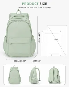 Youth Nylon Stylish Price Laptop Bags Custom College Stitch School Backpacks For Girls