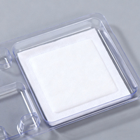Plateau de kit de suture thermoformé blanc, emballage médical transparent avec couvercle pelable et grille personnalisée