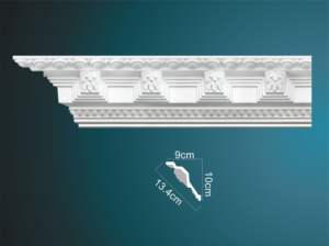 แม่พิมพ์มงกุฎโพลียูรีเทนกันน้ำสไตล์ยุโรปโฟมแกะสลักรูปทรงมุมผนังสำหรับวิลล่าและโรงแรม - Product Image 2