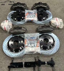 Kit d'étriers de frein à 6 pistons, disque de frein en acier, type de disque personnalisable pour Hyundai Sonata Veloster N Elantra Santa Fe - Product Image 1