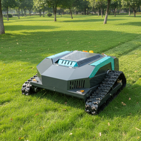Tondeuse robot à chenilles en caoutchouc certifiée CE EPA, largeur de coupe de 700 mm, moteur à essence de 16 CV, tondeuses à gazon agricoles