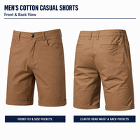 Shorts cargo pour hommes en coton, coupe droite, longueur mi-cuisse, multi-poches, respirants, tailles de la 30 à la 38 pour les acheteurs en gros