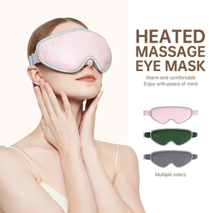 Masque chauffant pour les yeux en cuir électrique portable sans fil personnalisable, pour soulager la fatigue oculaire - Product Image 3