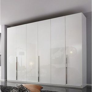Armoires de chambre simples Prix <span class=keywords><strong>moins</strong></span> <span class=keywords><strong>cher</strong></span> Fabricant professionnel Finition d'usine Garde-robe à panneaux laqués Garde-robe de placard - Product Image 1