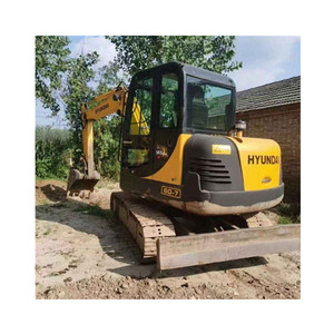 Excavadora Multifuncional Usada Original de Corea, Hyundai 60-7 de Alta Eficiencia, en Buenas Condiciones, en Venta - Product Image 4