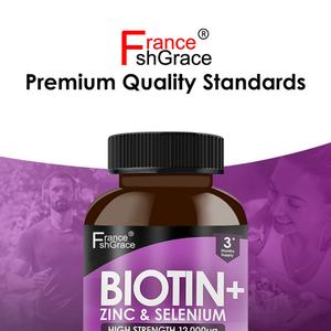 Tabletas de Vitaminas para el Crecimiento del Cabello con Biotina Premium de Alta Potencia, Promueven la Salud del Cabello, la Piel y las Uñas, Suplemento de Vitaminas con Biotina - Product Image 5