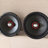 Haut-parleur de 6,5 pouces à capuchon conique avec double bordure en R, haute sensibilité, 4 ohms, pour mise à niveau du système audio de voiture