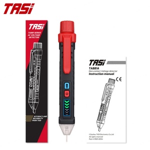 เครื่องตรวจจับไฟฟ้าแบบดิจิตอล TASI TA881A แบบไม่สัมผัส  ชนิดปากกา พกพาสะดวก ปรับช่วงอัตโนมัติ ความไวสูง/ต่ำ แจ้งเตือนด้วยเสียง/แสง  12V-1000V AC แบบแบน - Product Image 4