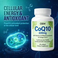Capsules de Coenzyme Q10 Cq10, 60 unités, complément alimentaire pour le soutien immunitaire, extrait naturel, unisexe, meilleur prix
