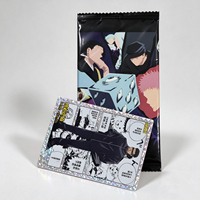 Cartes à collectionner holographiques personnalisées, jeu d'anime, cartes brillantes en feuille d'aluminium, cartes TCG, impression personnalisée avec emballage