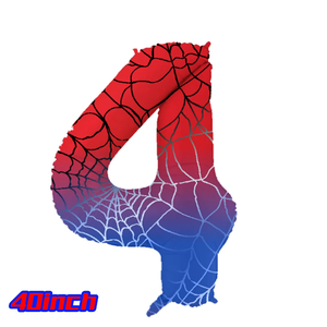 Palloncini in Alluminio <span class=keywords><strong>Spiderman</strong></span> Nuovi da 40 Pollici con Numeri da 0 a 9, Decorazione per Feste, Palloncini Usa e Getta per Decorazioni Domestiche - Product Image 3