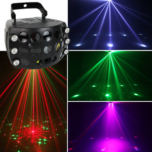 Luz de Escenario para DJ YSH, 55W RGBW, Efecto de Haz Azul, Control Remoto DMX, Iluminación para Eventos, Bodas, Discotecas, Espectáculos, Bares - Product Image 4