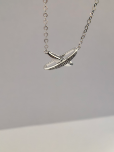 18金無垢ダイヤモンドフローティングブリンチョーカーネックレス レディースジュエリー - Product Image 3