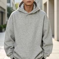 Sweat-shirt d'hiver surdimensionné, robuste, personnalisé avec logo, en stock