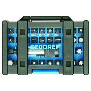 GEDORE - 2993236 1/4 ''Juego de insertos industriales ''allround'' (32 piezas) -EAN 4010886948699 INSERTS PARA ATORNILLADOS CONJUNTOS DE PUNTAS ATORNILLADAS - Product Image 1