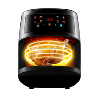 Friteuse électrique programmable numérique Freidora De Aire en acier inoxydable d'une capacité de 8 litres