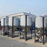 Mélangeur de poudre de détergent sec en acier inoxydable, machine à mélanger les poudres de particules plastiques