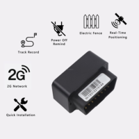 HST VO50 2G OBD Mini Tracker dengan Penyimpanan Cloud GPS Real-Time, Peringatan Kecepatan Berlebih, Kompatibel untuk Otomotif & Sepeda Motor