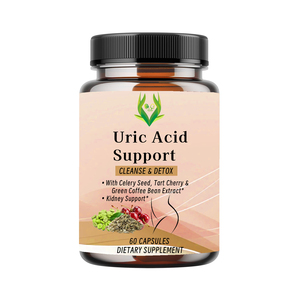 Capsules de soutien à l'acide urique sous marque privée : Acide urique, acide citrique et bromélaïne pour les articulations et la mobilité - Product Image 1