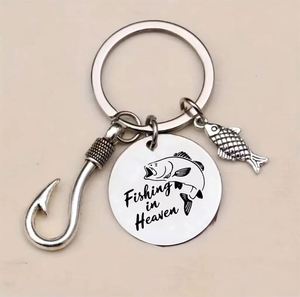 Portachiavi 'You're My Catch' per Pescatori, Ciondolo a Forma di Amo in Acciaio Inox, Regalo per Pescatori e Coppie Romantiche - Product Image 4