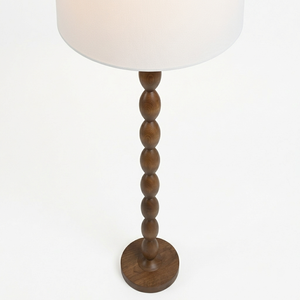 Lámpara de pie apilable de madera con enchufe, lámpara de pie alta, lámpara de pie para dormitorio, lámpara de pie para hotel, lámparas de pie de lujo - Product Image 5