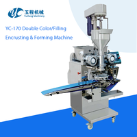 Machine automatique de fabrication de mochi YC-170-2, 20-120 pièces/min, 10-180g, acier inoxydable 304, écran tactile PLC