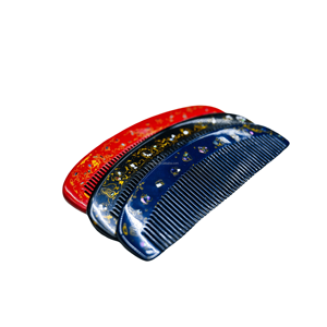 Wooden Comb with Classical Lacquer Finish Made in China Pure Natural Lacquerware for Daily Home Use