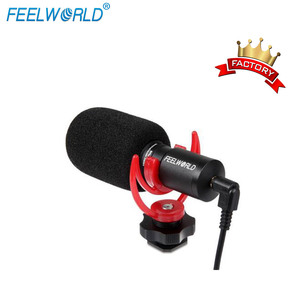 FEELWORLD FM8 אוניברסלי קומפקטי טלפונים חכמים DSLR מצלמה הקלטת מוסיקה הזרמה Vlogging וידאו מיקרופון