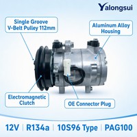 Compresseur de climatisation automatique 10S96 SEIKO SEIKI SS96 12V R134a 112mm pour Changan Star Mini Van – Vente en gros