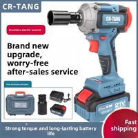 Llave de Impacto Inalámbrica de 21V sin Escobillas, 800Nm de Alto Torque, 3800 RPM, Herramienta Eléctrica con Batería de Litio para Reparación de Automóviles y Taller