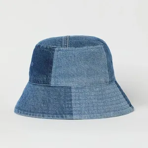 Biểu Tượng Tùy Chỉnh Mùa Hè Thể Thao Ngư Dân Cap Đa Đá Màu Rửa Sạch Bông Đau Khổ Jean Denim Xô Hat Số Lượng Lớn