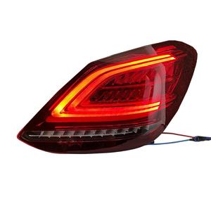Feux automatiques de classe C W205 modèle <span class=keywords><strong>2020</strong></span> pour <span class=keywords><strong>Mercedes</strong></span> Benz classe C 2015 2016 2017 2018 2019 <span class=keywords><strong>2020</strong></span> année feu arrière feux arrière - Product Image 2