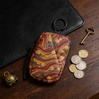 Porte-monnaie matelassé mini personnalisé en sublimation, haute qualité, mignon, pour pièces de monnaie, avec fermeture éclair en nylon pour rouge à lèvres