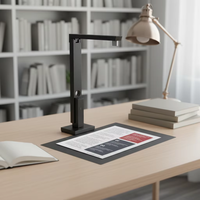 Scanner de documents portable CZUR Lens1200 Pro 12MP, numérisation en 2 secondes, USB, format passeport, facile à utiliser, compatible OCR, Mac, Windows, en stock
