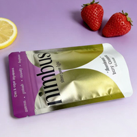 Sachet d'emballage personnalisé de haute qualité pour snacks, pochette Doypack refermable à fermeture éclair pour bonbons et gommes protéinées