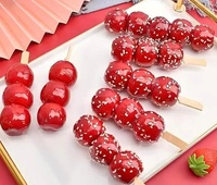 Brochettes plates jetables compostables en bambou, sans plastique, pour barbecue