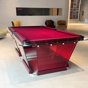 Unique Style Billiards Glass Solid Wood Slate <strong>Tabletop</strong> Full Size 9 Ball <strong>Pool</strong> <strong>Table</strong> Luxurious Design Custom Durable Eco-Friendly - Product Image 2