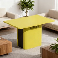 Table de cuisson à induction rectangulaire en acier inoxydable, style coréen, table de restaurant en libre-service sans fumée