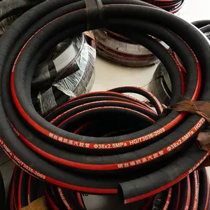 Tuyau flexible en caoutchouc hydraulique, 20 m, pour montage de vapeur remplie sous 220 degrés