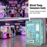 Distributeur automatique vertical de grande taille pour boîtes mystères et cartes TCG, idéal pour les centres commerciaux et le commerce de détail