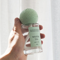 Fabricant de diffuseur de bouteilles en verre naturel de longue durée avec huile essentielle et boule de pierre parfumée parfum de maison