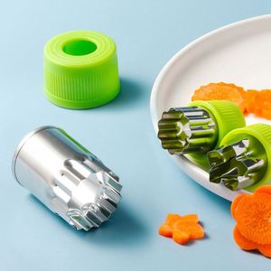 Home Kitchen 5-Piece Stainless Steel Set Fruit/Vegetable Cutter Cookie Embossing <b>Mold</b> for <b>Cakes</b> Tools - Product Image 3