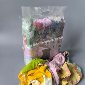 Trapo Industrial Multicolor 100% Algodón, 5KG, Trapos de Punto Reciclados, Trapos de Lona de Algodón de Colores - Product Image 1